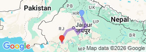 India Exotic Tour Cultural and Heritage Experience Map
