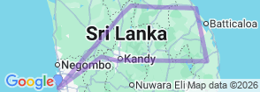 Sri Lanka in Slow Motion Map