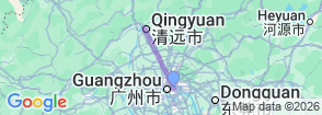 Private Day Tour to Gulong Canyon and Cave Fairland from Guangzhou Map