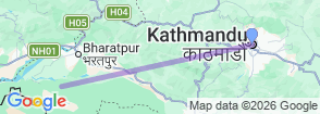 6 Days Nepal Tour Map