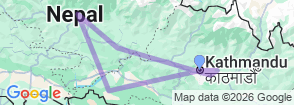 Premium Nepal Tour Map