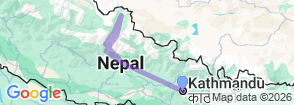 Upper Mustang Motorbike Tour Map