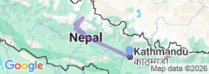 Lower Mustang Motorbike Tour Map