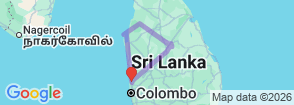 Explore Sri Lanka Wildlife Safari Tour Map