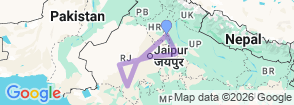 Rajasthan Forts and Temples Trails By G Experiences Map