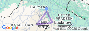 Golden Triangle 5 Days Trail By G Experiences Map