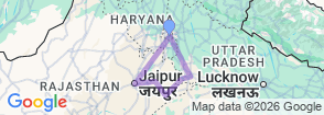 Golden Triangle & Karauli Hidden Trails By G Experiences Map