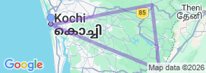 Kerala Nature Trail By G Experiences Map