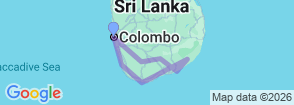 Sri Lanka Wildlife Safari Trip By G Experiences Map