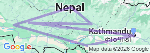 Nepal Highlights Trail By G Experiences Map
