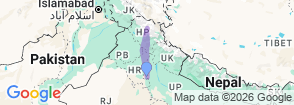 Shimla, Manali, Chandigarh with Delhi Tour Map