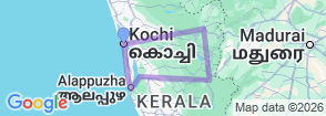 Kerala Highlights & Backwater Trails Map