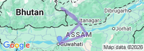 Eastern Himalayas Trail By G Experiences Map