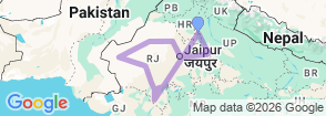 Rajasthan Heritage & Desert Adventure Trails By G Experiences Map