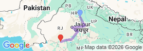 Rajasthan Heritage & Ranthambore Wildlife Trails By G Experiences Map