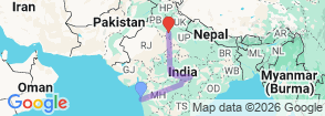 Kanha, Pench and Satpura Tiger Trails By G Experiences Map