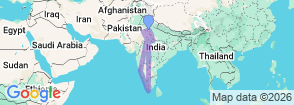 Grand India Journey 24 Day Map