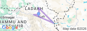 Leh and Ladakh Scenic Trails By G Experiences Map