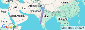 Golden Triangle & Goa Trails By G Experiences Map