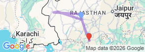 7 Day Jodhpur Jaisalmer Udaipur Heritage Tour By Car Map
