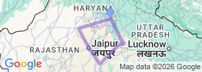 North India Heritage & Wildlife Trails By G Experiences Map