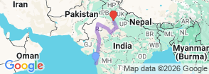 India Heritage & Ranthambore Wildlife Trails By G Experiences Map